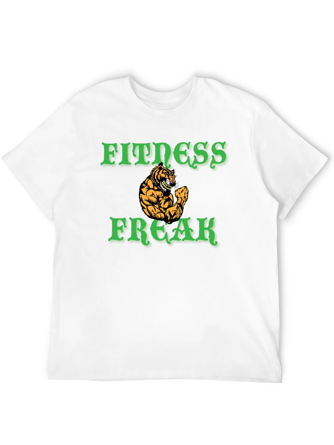 Fitness Freak Tiger Graphic Tee