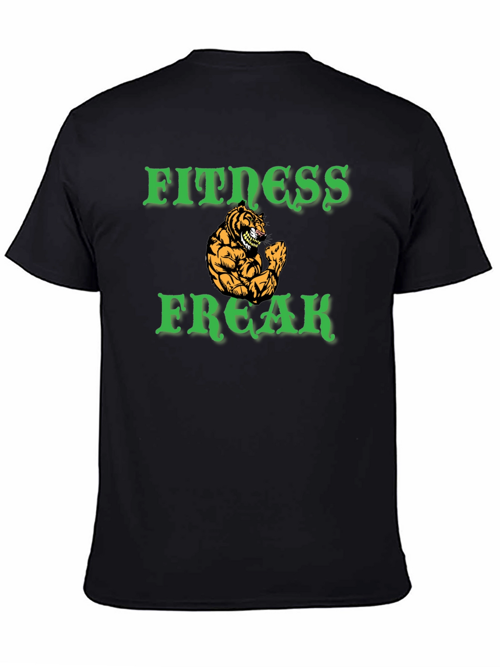 Fitness Freak Tiger Graphic Tee