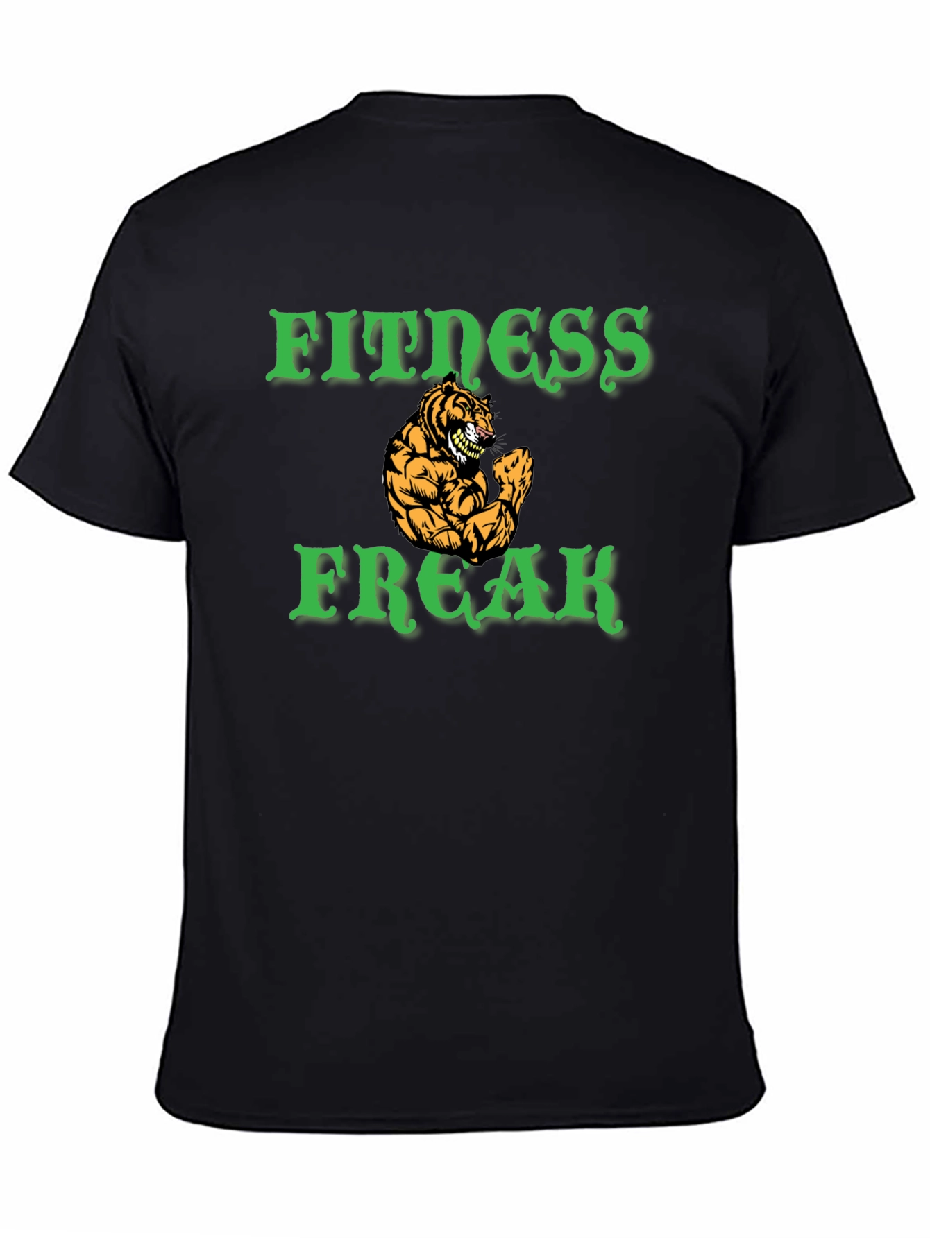 Fitness Freak Tiger Graphic Tee