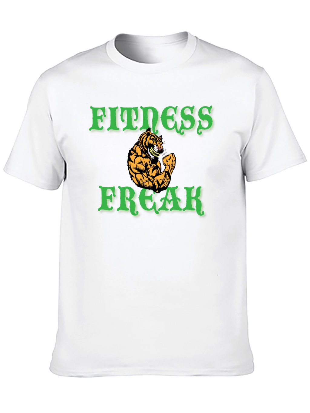 Fitness Freak Tiger Graphic Tee
