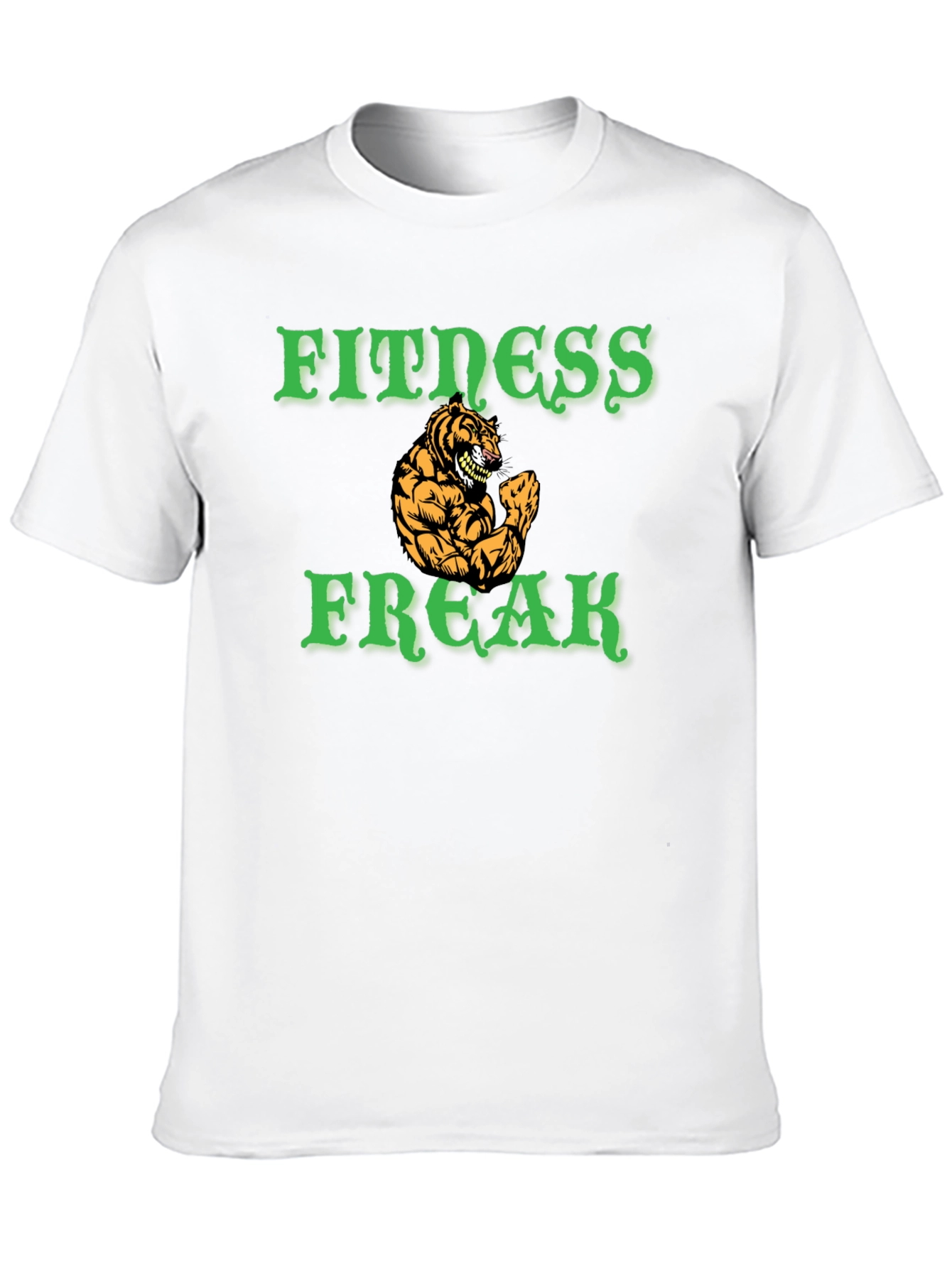 Fitness Freak Tiger Graphic Tee