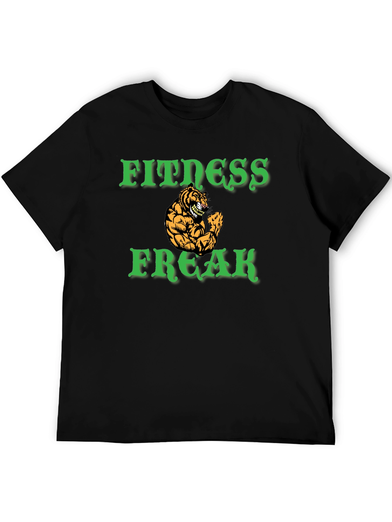 Fitness Freak Tiger Graphic Tee
