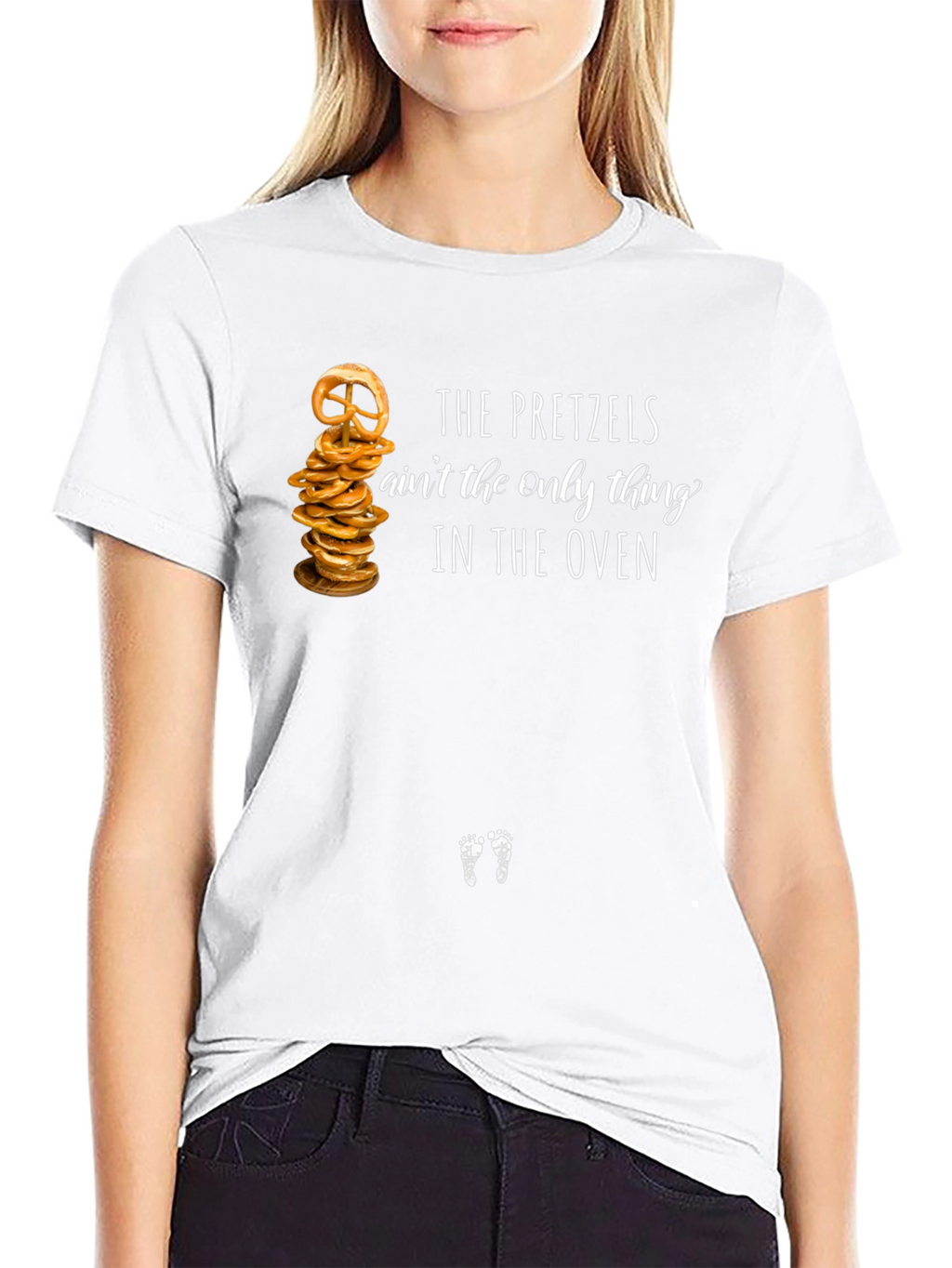 Funny Pregnancy Announcement Pretzel T-Shirt