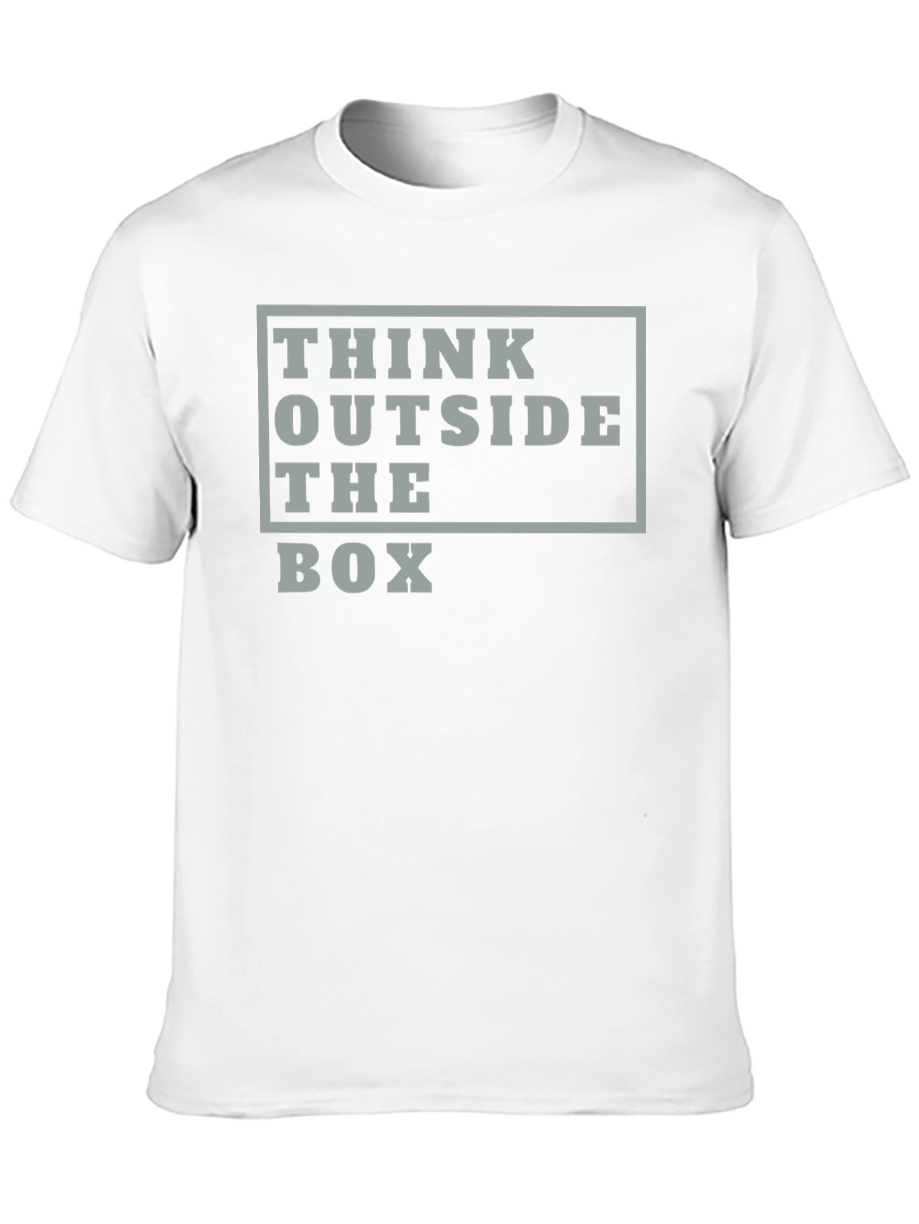 Think Outside the Box Graphic Tee - Black