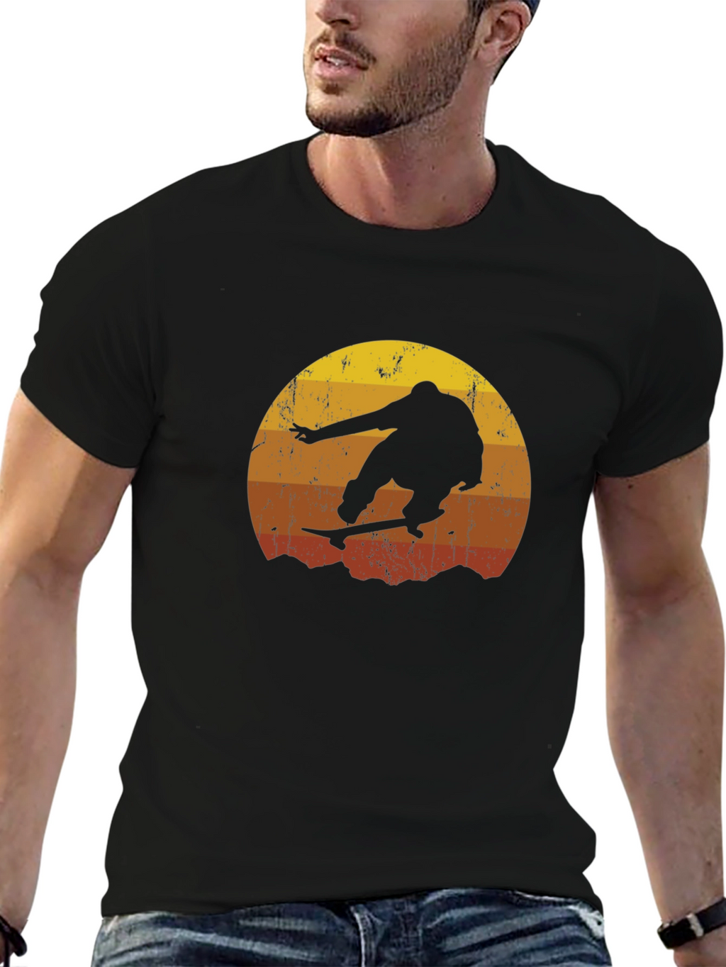 Retro Skateboarder Graphic Tee