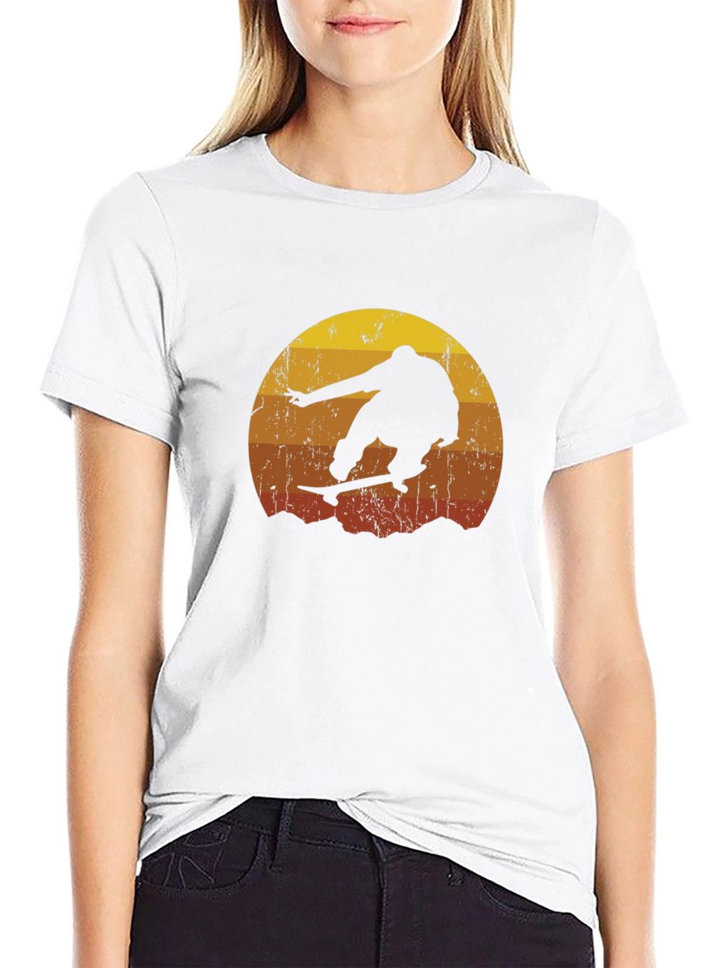 Retro Skateboarder Graphic Tee