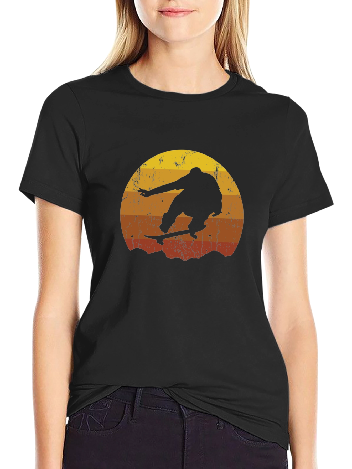 Retro Skateboarder Graphic Tee