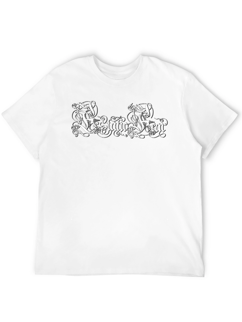 Ecstatic Fear Graphic Print Black T-Shirt
