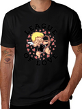 League of Love Cupid Graphic Black T-Shirt