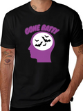 Gone Batty Graphic Tee - Quirky Halloween Shirt