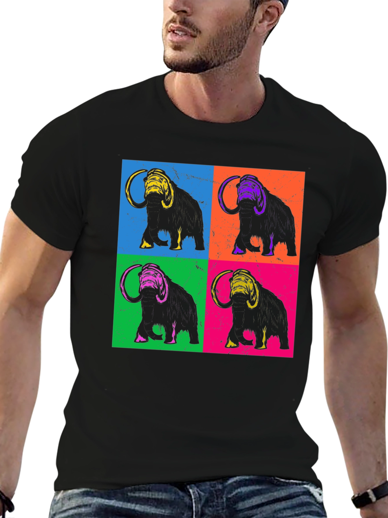 Retro Mammoth Graphic Tee