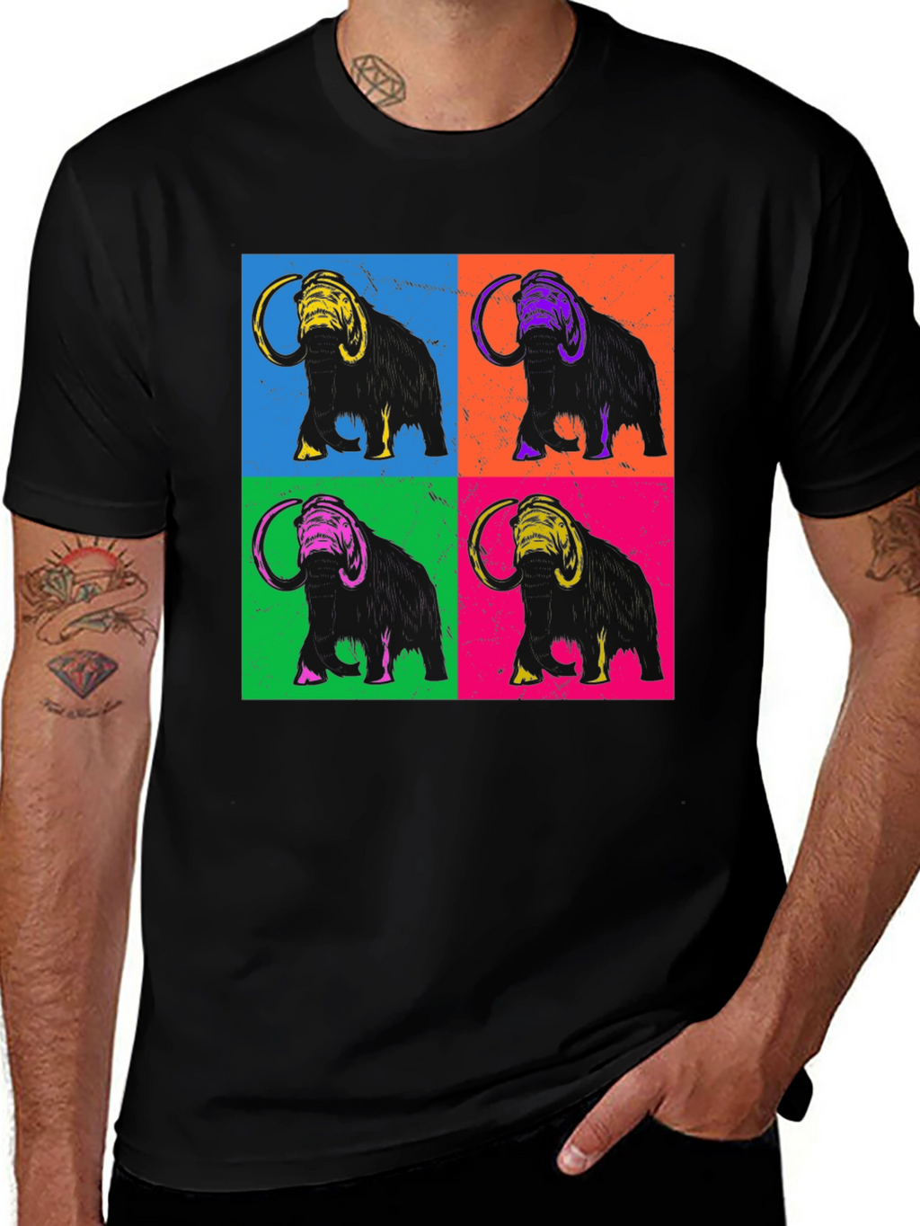 Retro Mammoth Graphic Tee