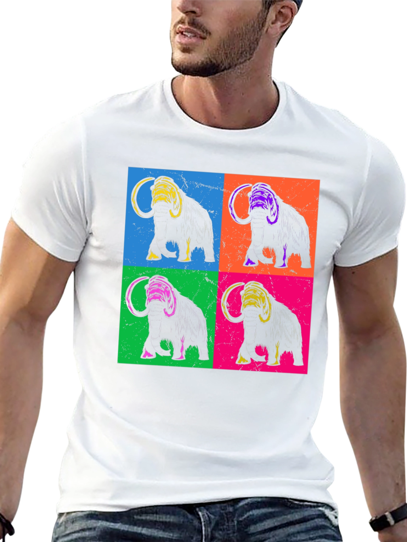 Retro Mammoth Graphic Tee