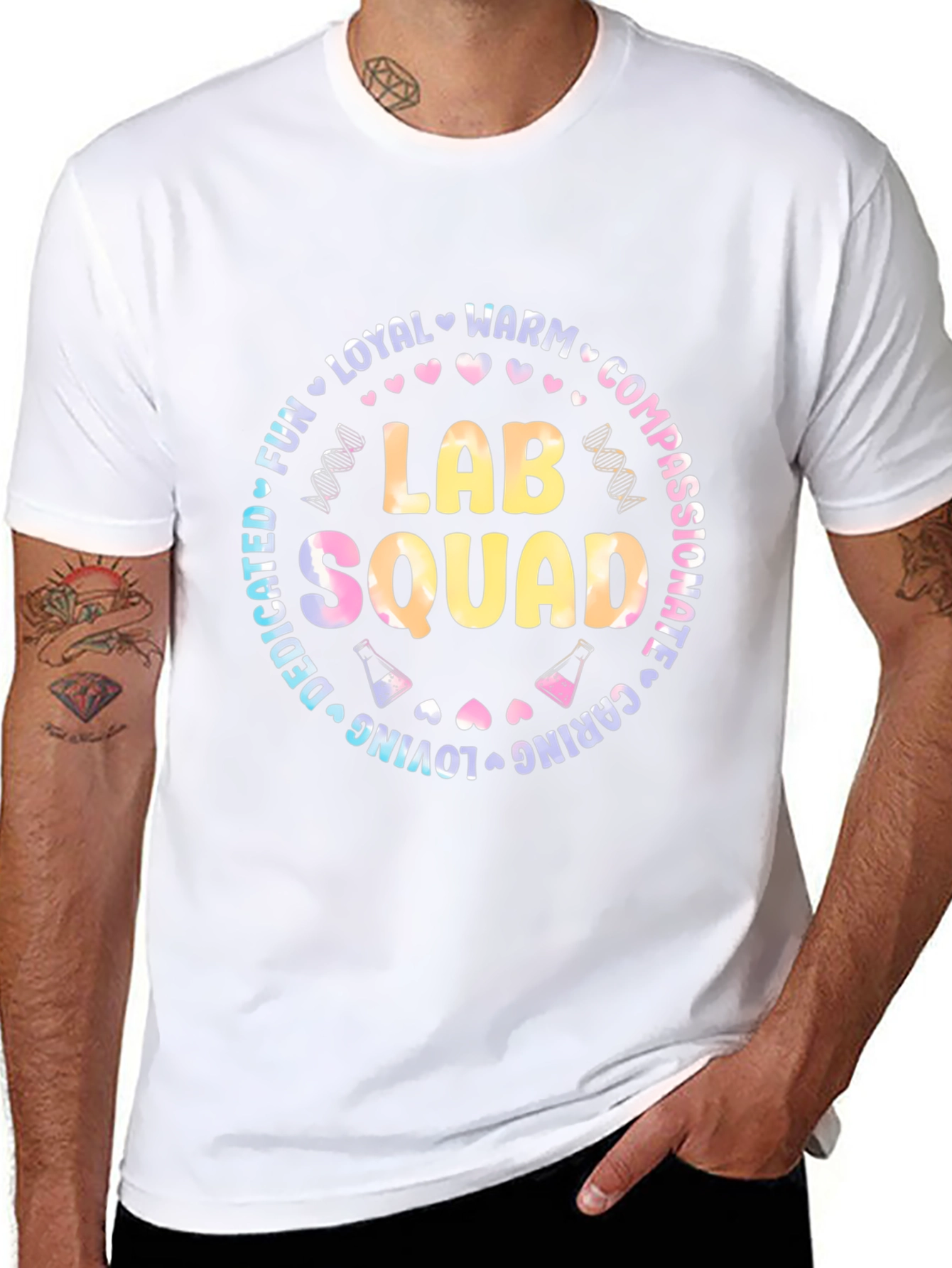 Lab Squad T-Shirt - Dedicated Caring and Fun!