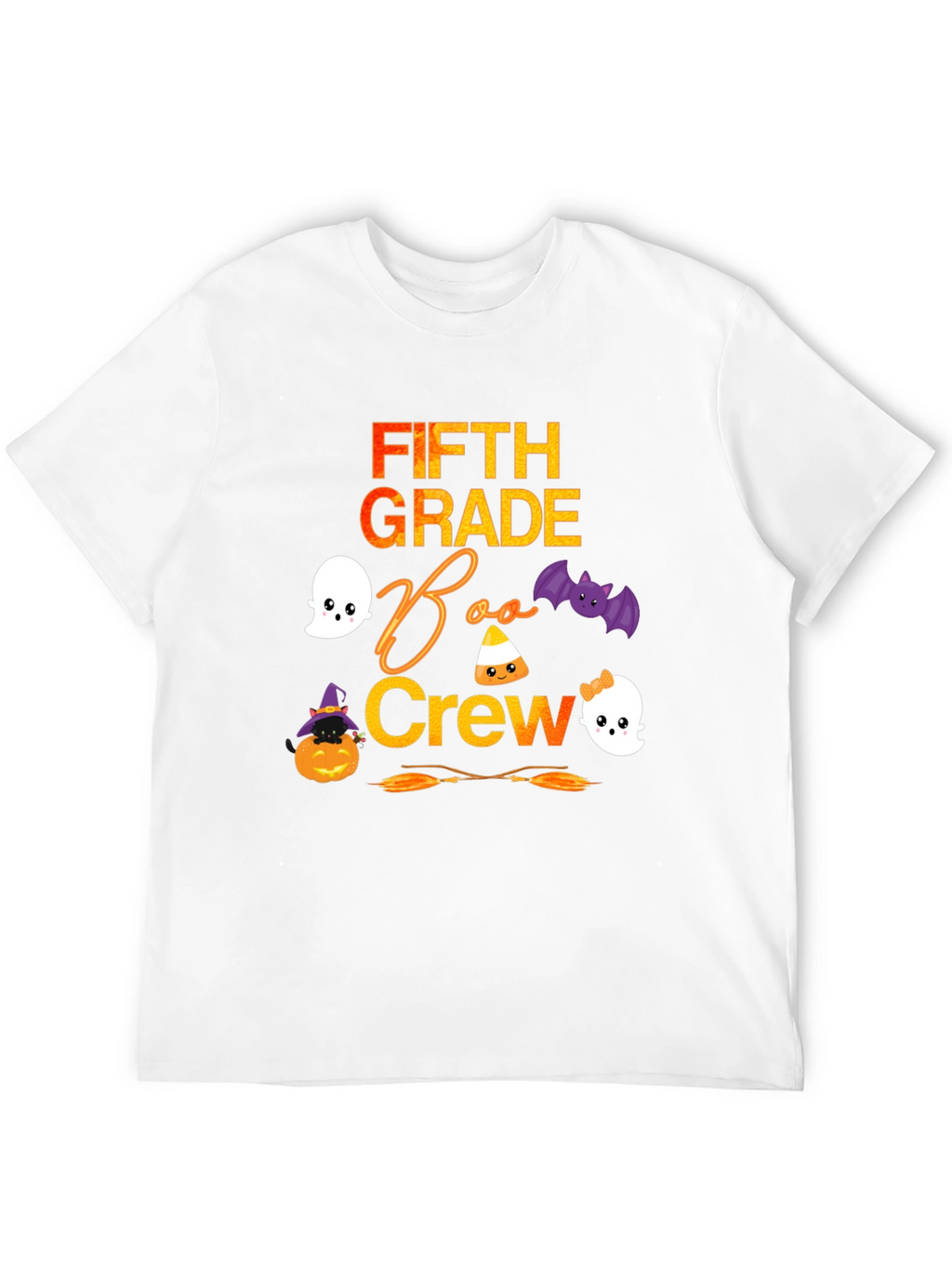 Fifth Grade Boo Crew Halloween T-Shirt