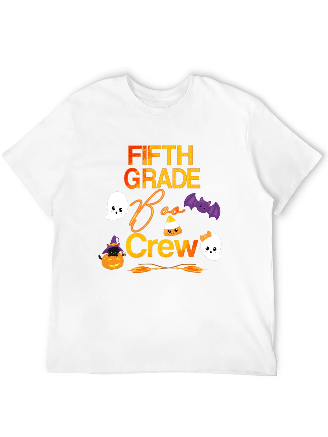 Fifth Grade Boo Crew Halloween T-Shirt