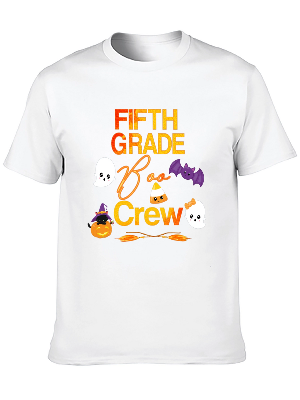 Fifth Grade Boo Crew Halloween T-Shirt