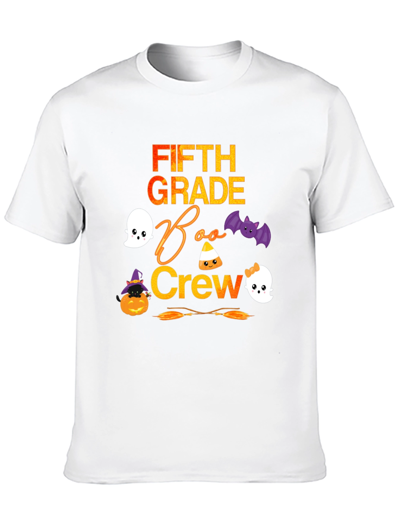 Fifth Grade Boo Crew Halloween T-Shirt