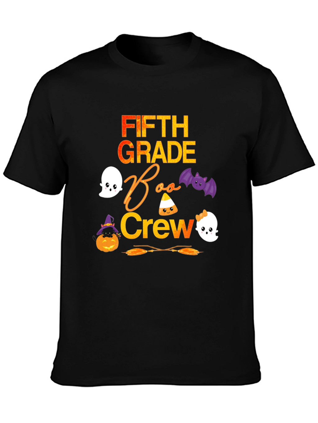 Fifth Grade Boo Crew Halloween T-Shirt