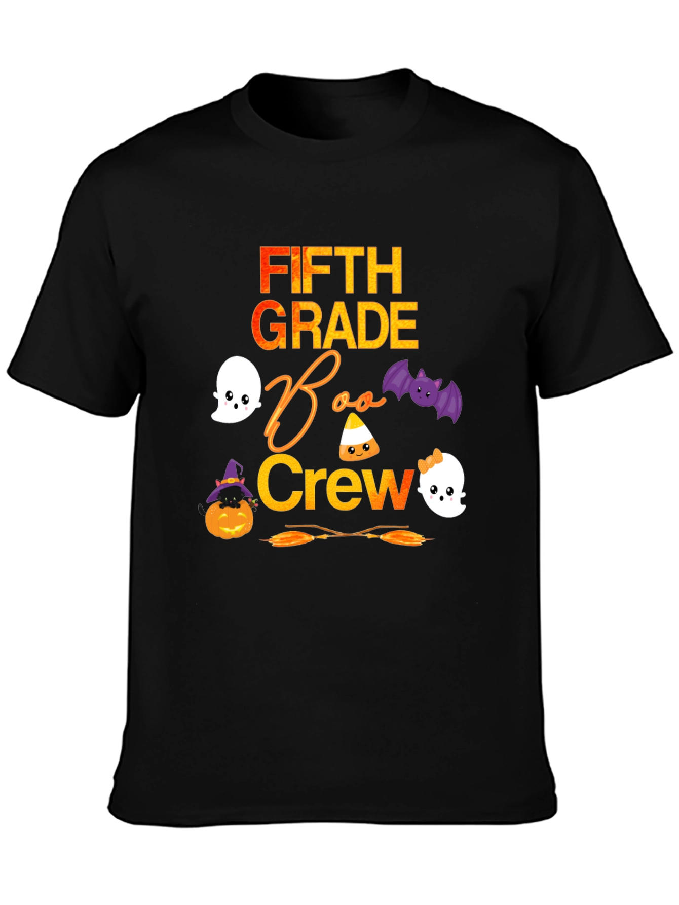 Fifth Grade Boo Crew Halloween T-Shirt