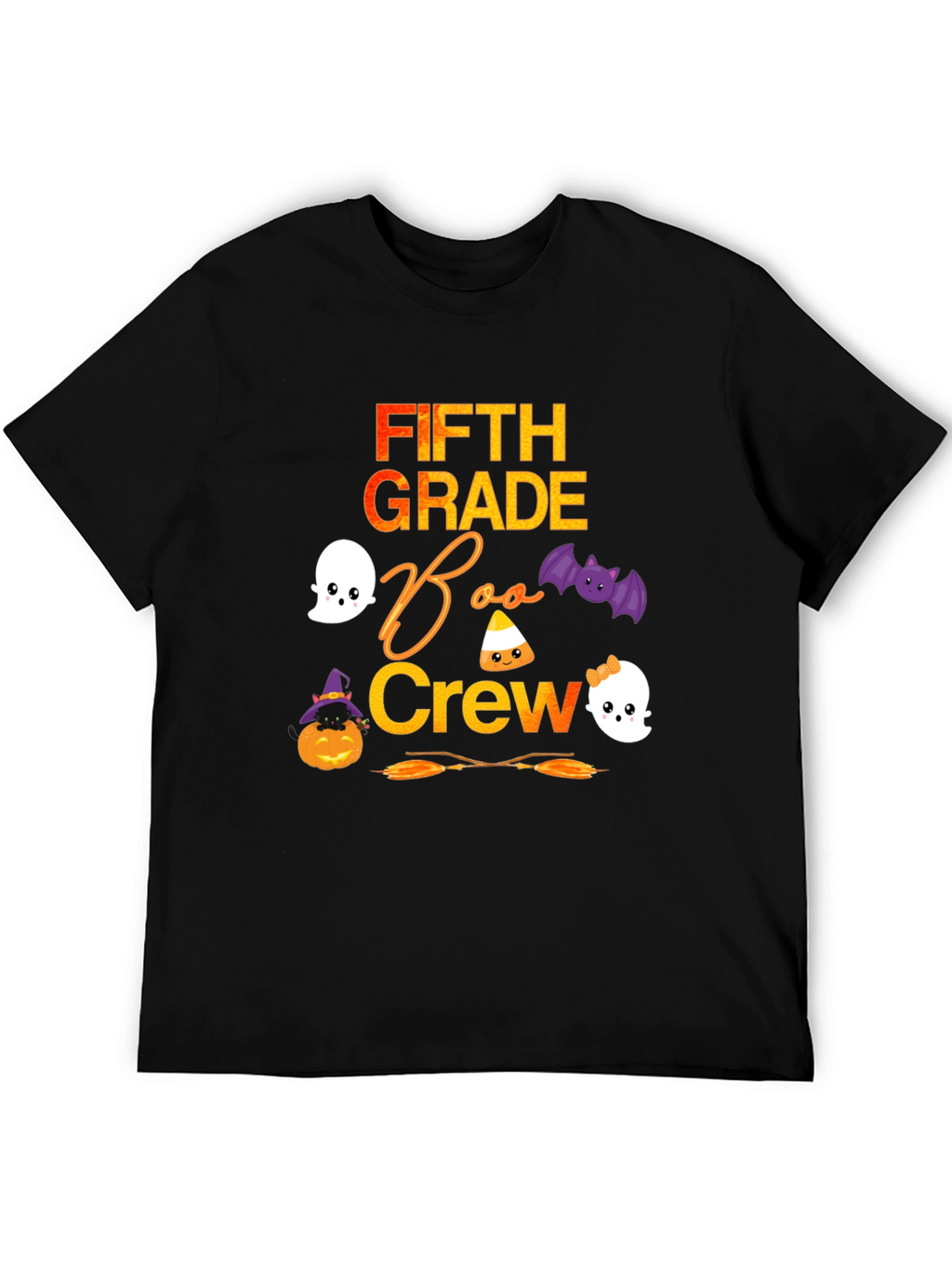 Fifth Grade Boo Crew Halloween T-Shirt