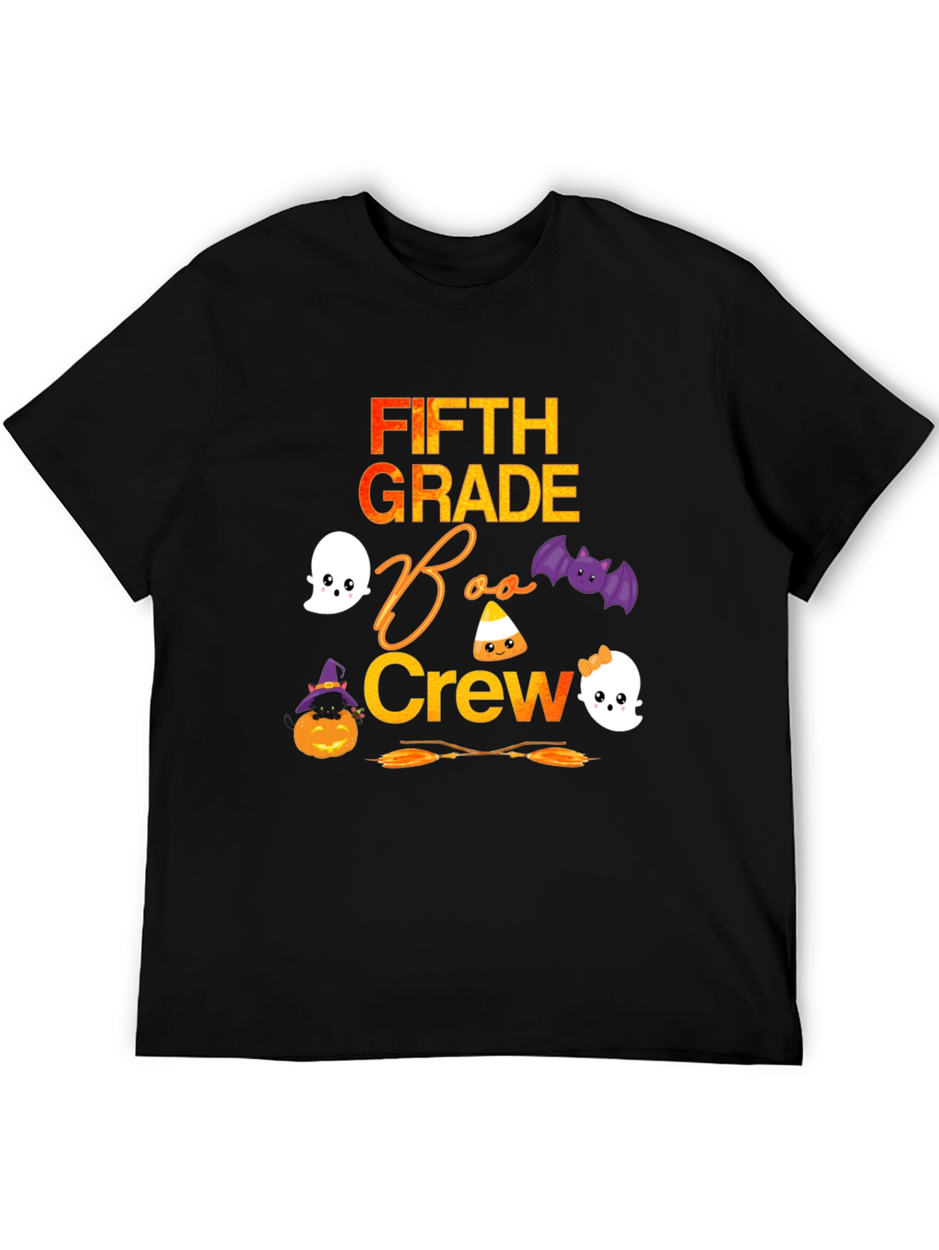 Fifth Grade Boo Crew Halloween T-Shirt