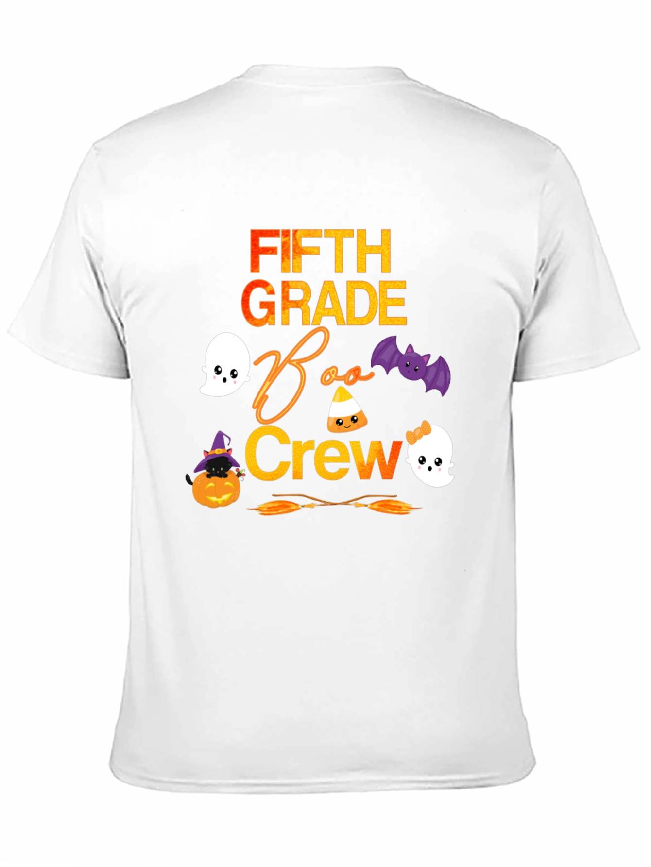 Fifth Grade Boo Crew Halloween T-Shirt