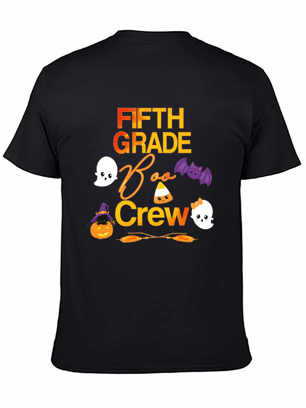 Fifth Grade Boo Crew Halloween T-Shirt