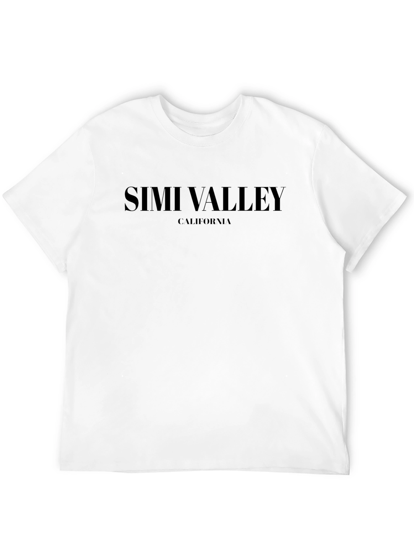 Simi Valley California Black T-Shirt