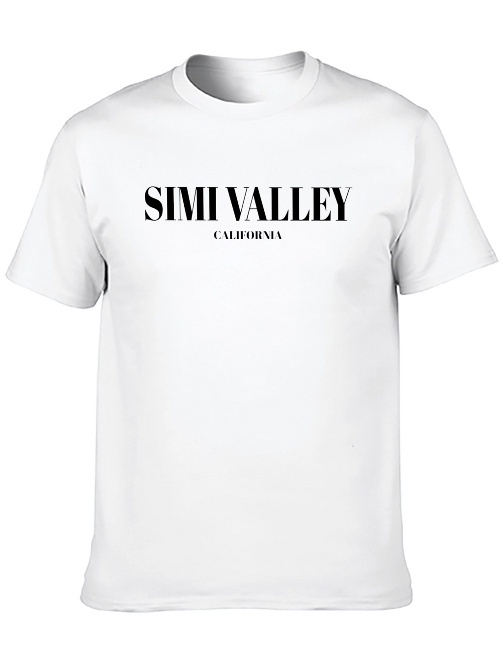 Simi Valley California Black T-Shirt