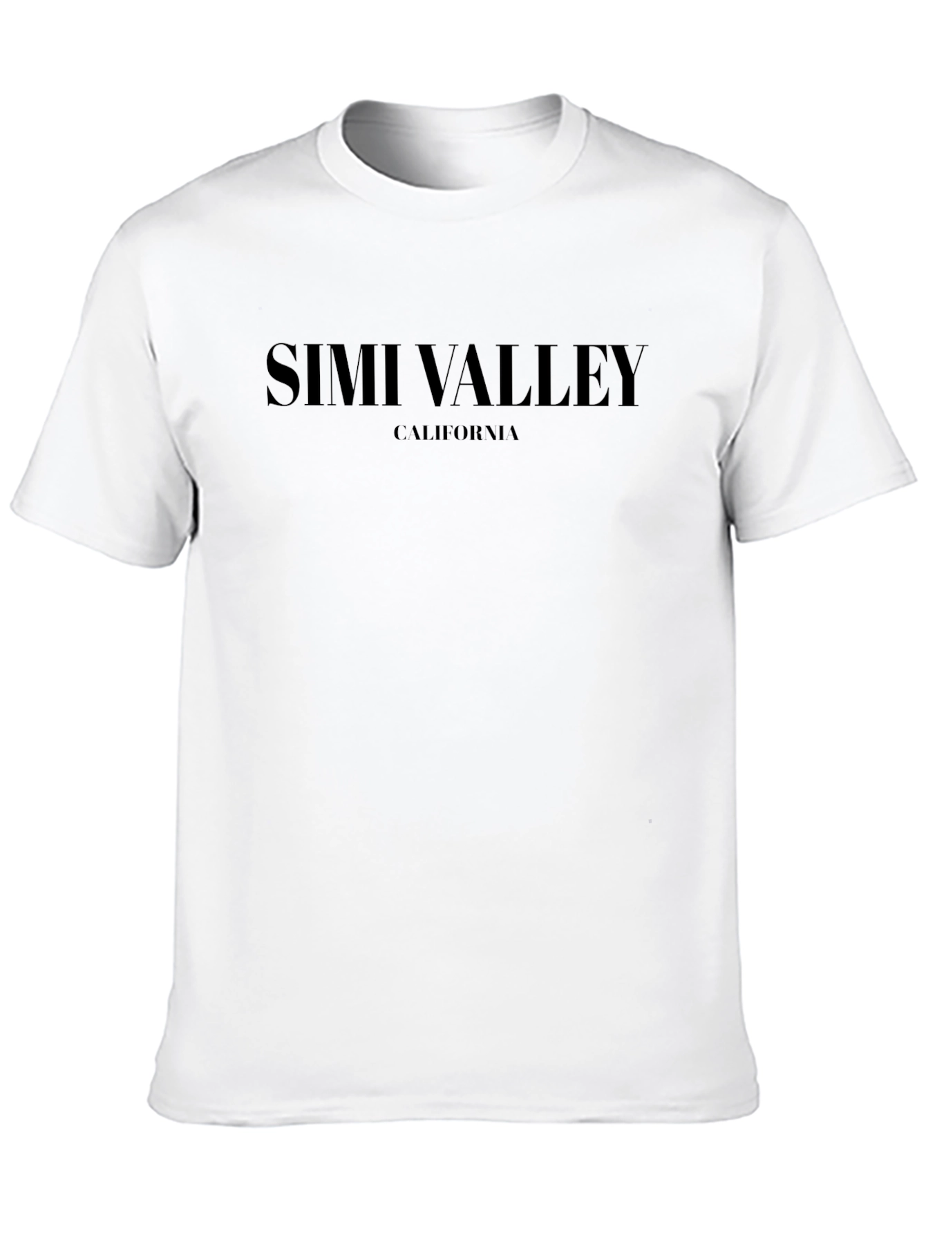 Simi Valley California Black T-Shirt