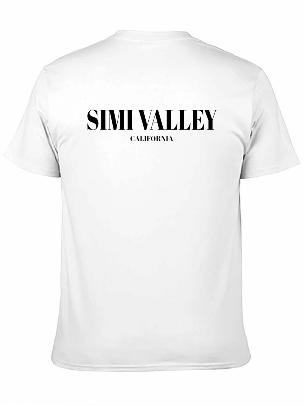 Simi Valley California Black T-Shirt