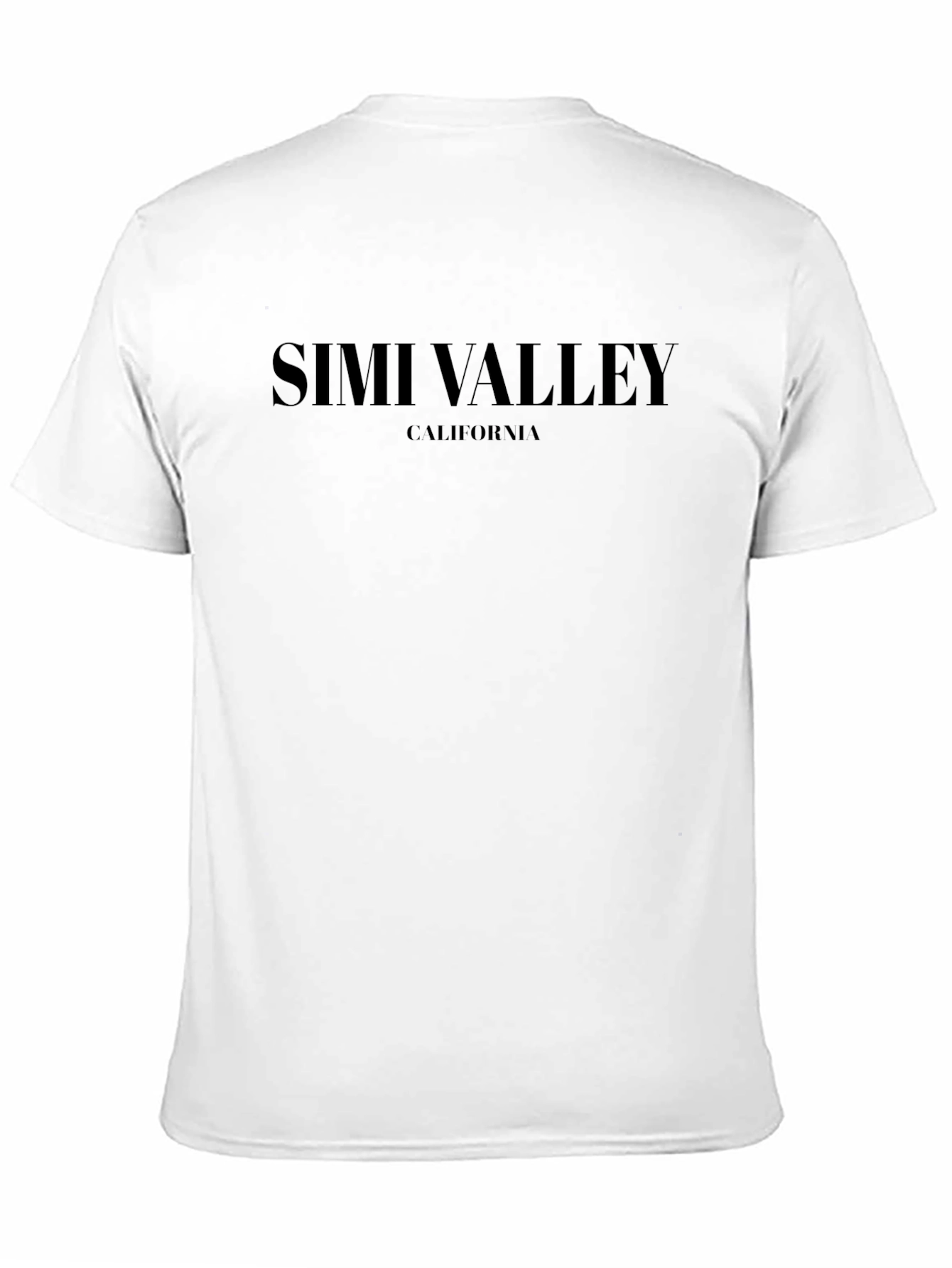 Simi Valley California Black T-Shirt