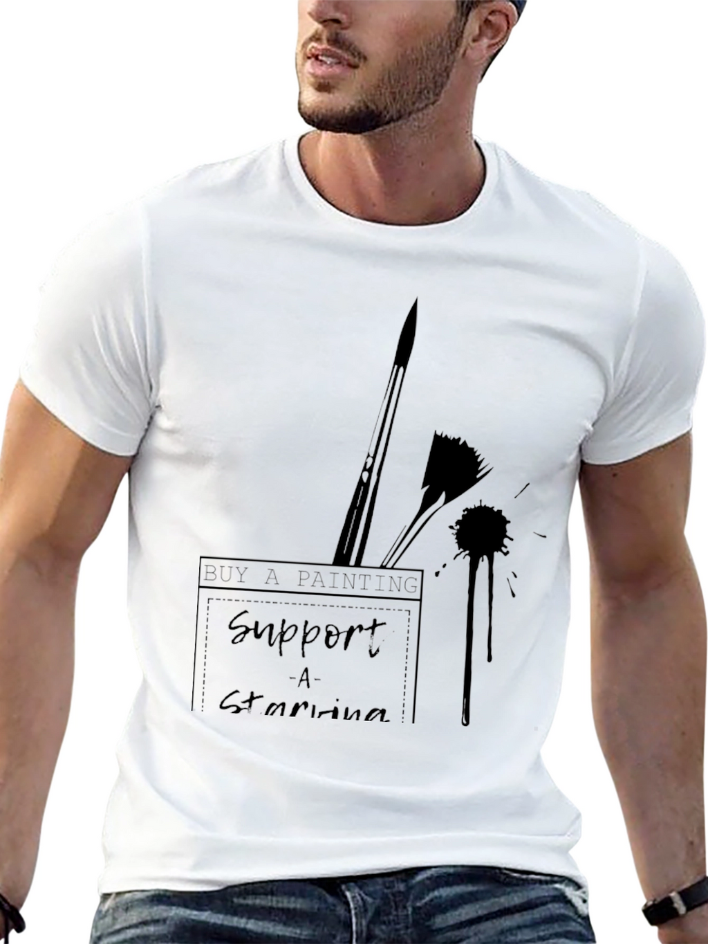 Artist Support T-Shirt: Buy a Painting