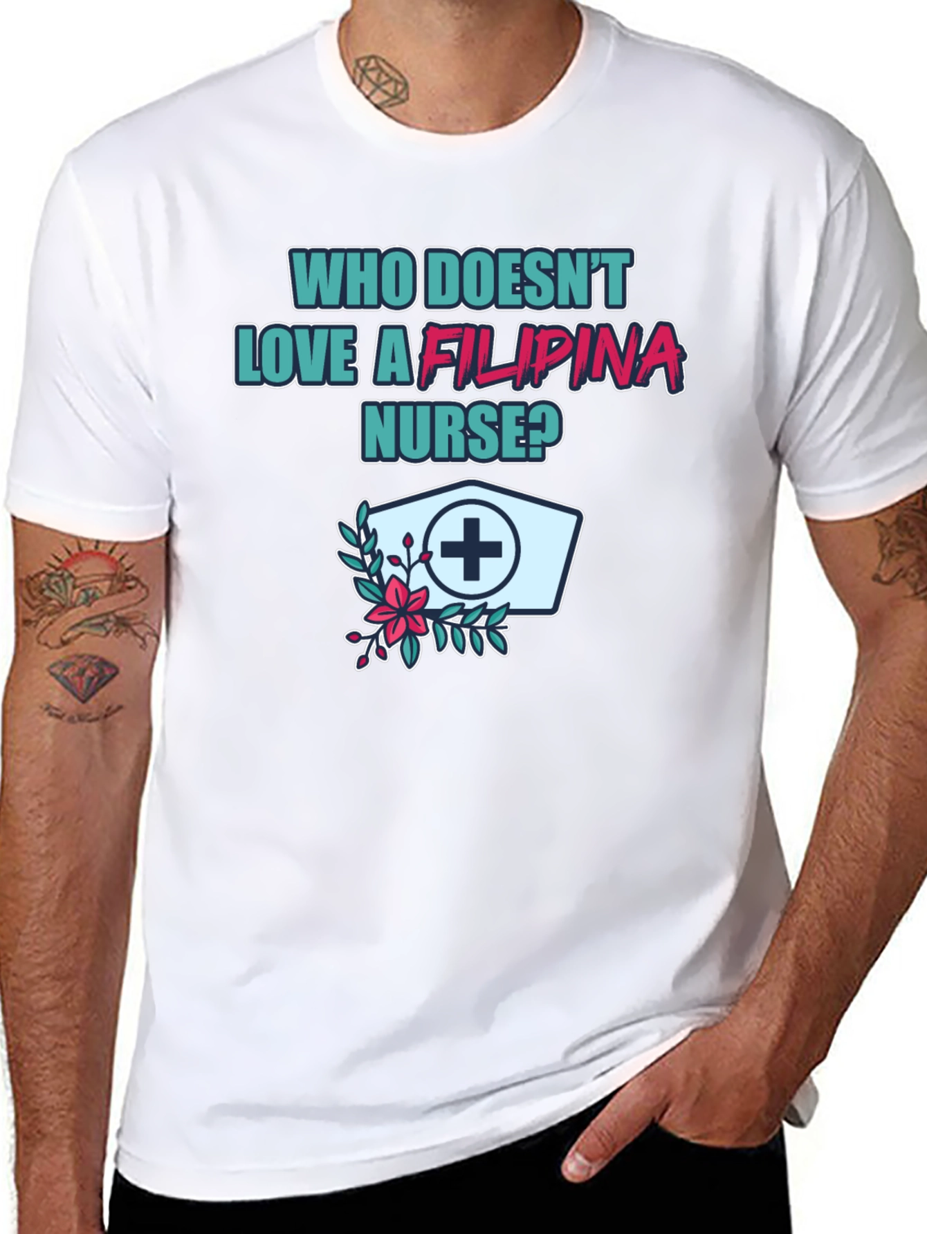 Filipina Nurse Graphic T-Shirt - Unisex