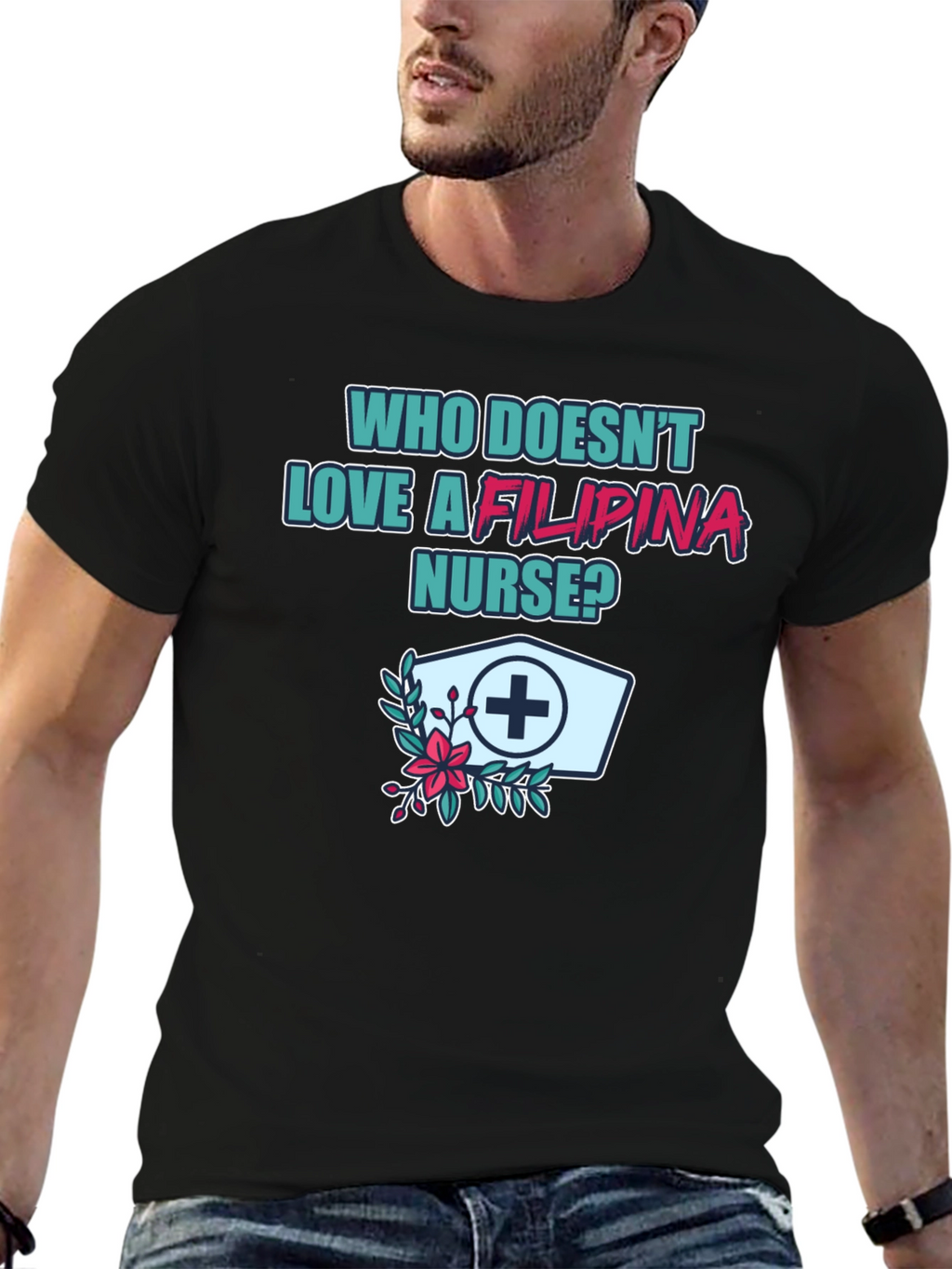 Filipina Nurse Graphic T-Shirt - Unisex