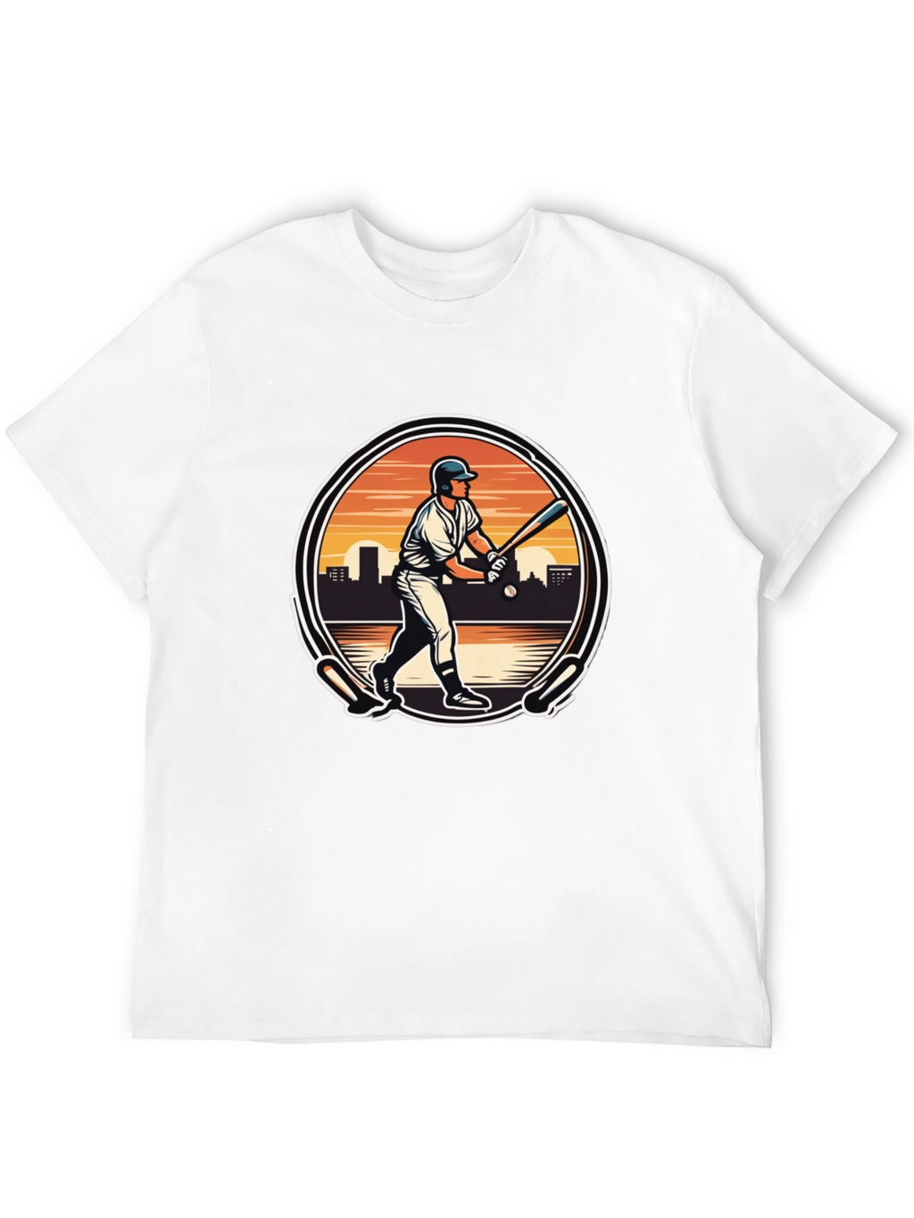 Baseball Player Graphic Tee