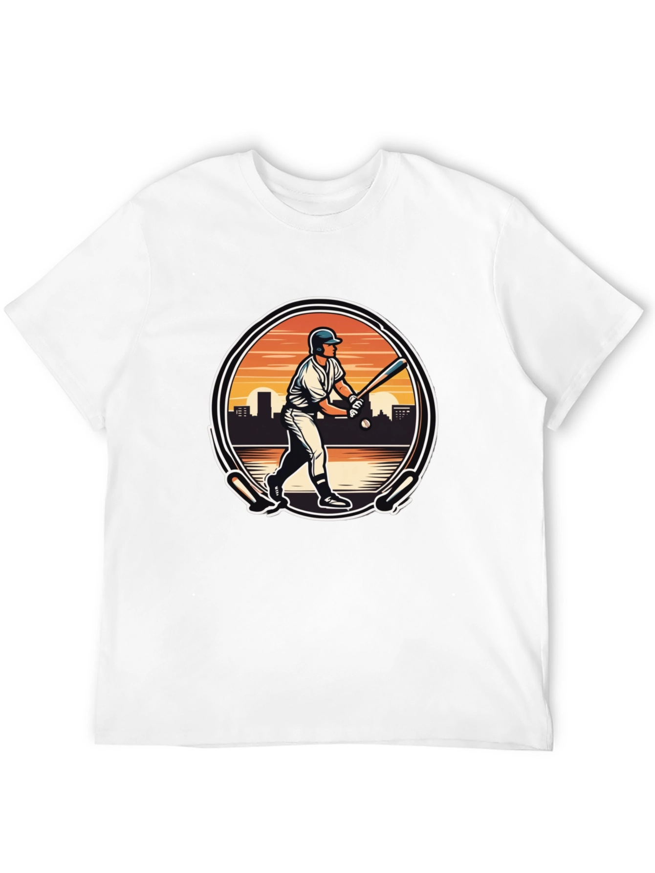 Baseball Player Graphic Tee