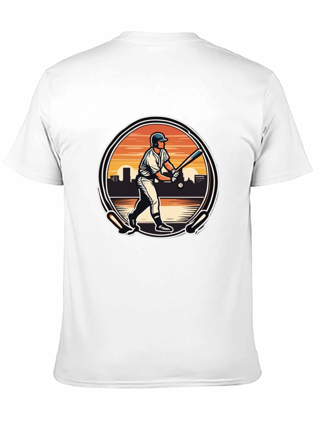 Baseball Player Graphic Tee