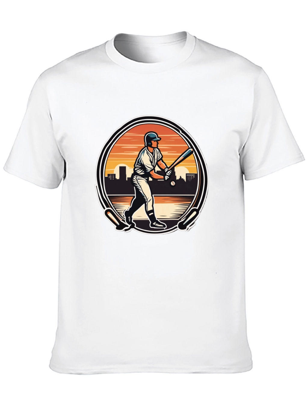 Baseball Player Graphic Tee