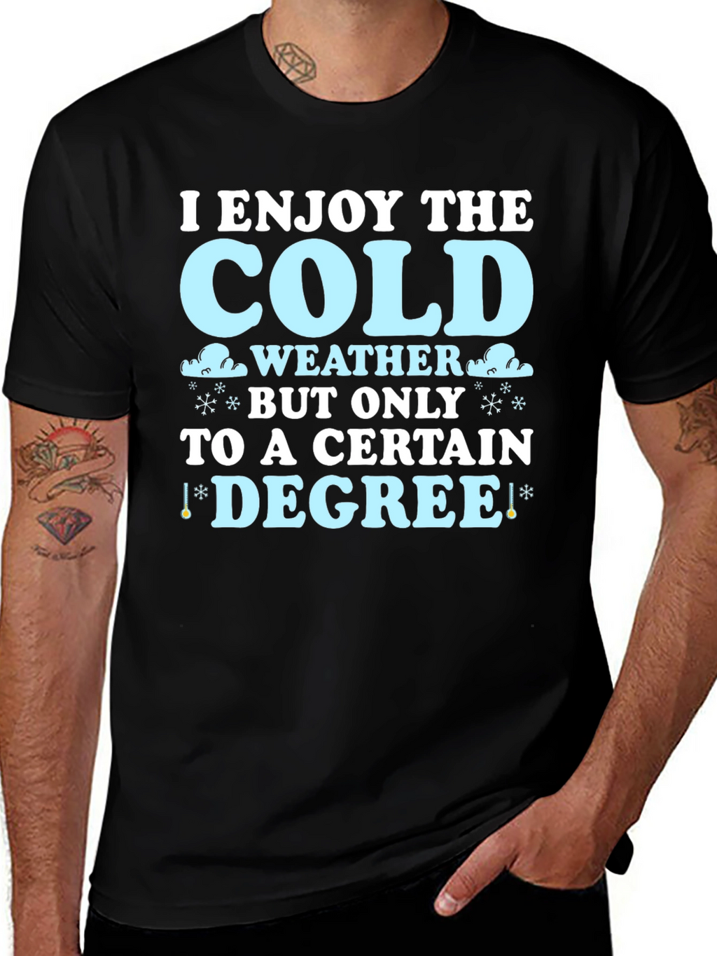 Funny Cold Weather Degree T-Shirt