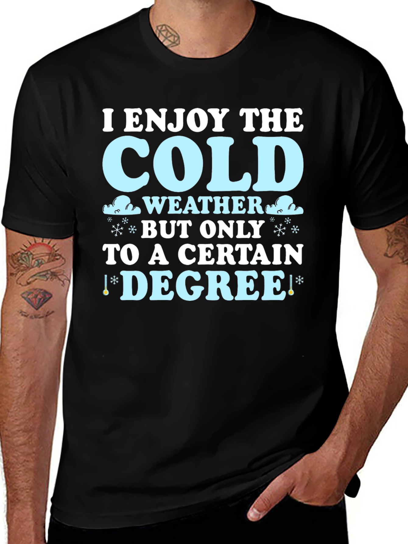 Funny Cold Weather Degree T-Shirt