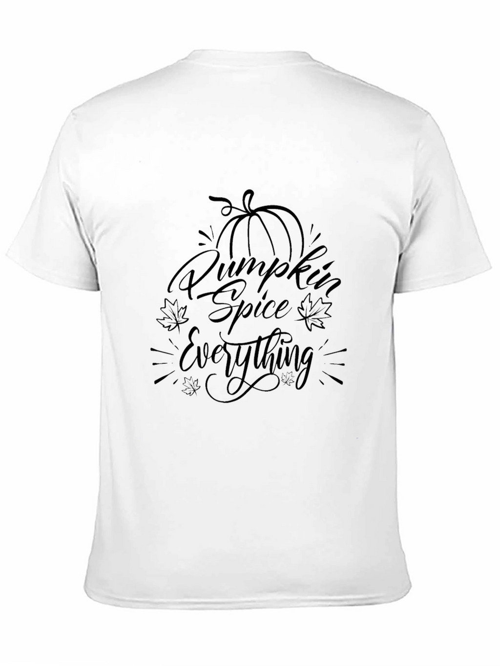 Pumpkin Spice Everything Black T-Shirt