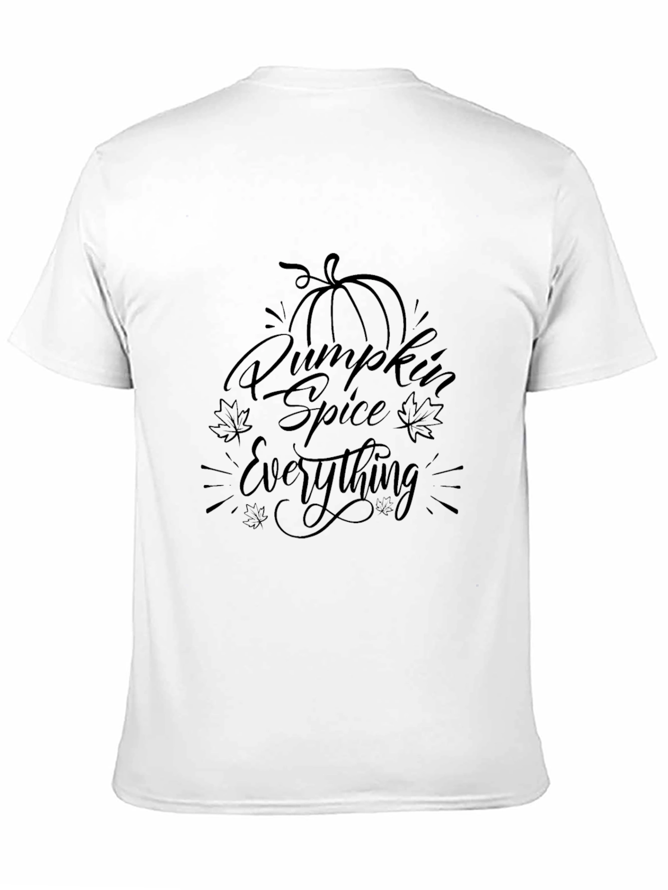 Pumpkin Spice Everything Black T-Shirt