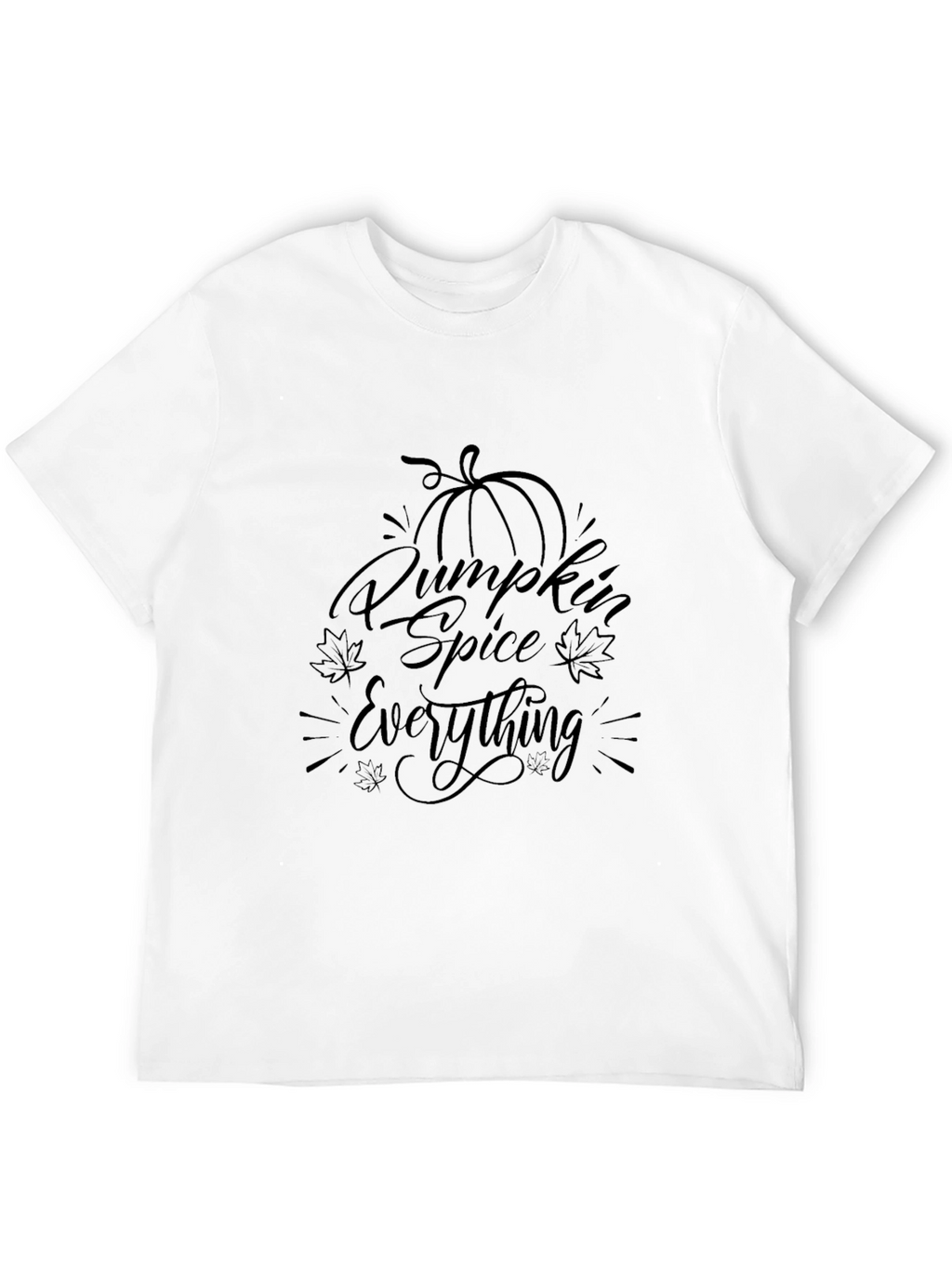 Pumpkin Spice Everything Black T-Shirt