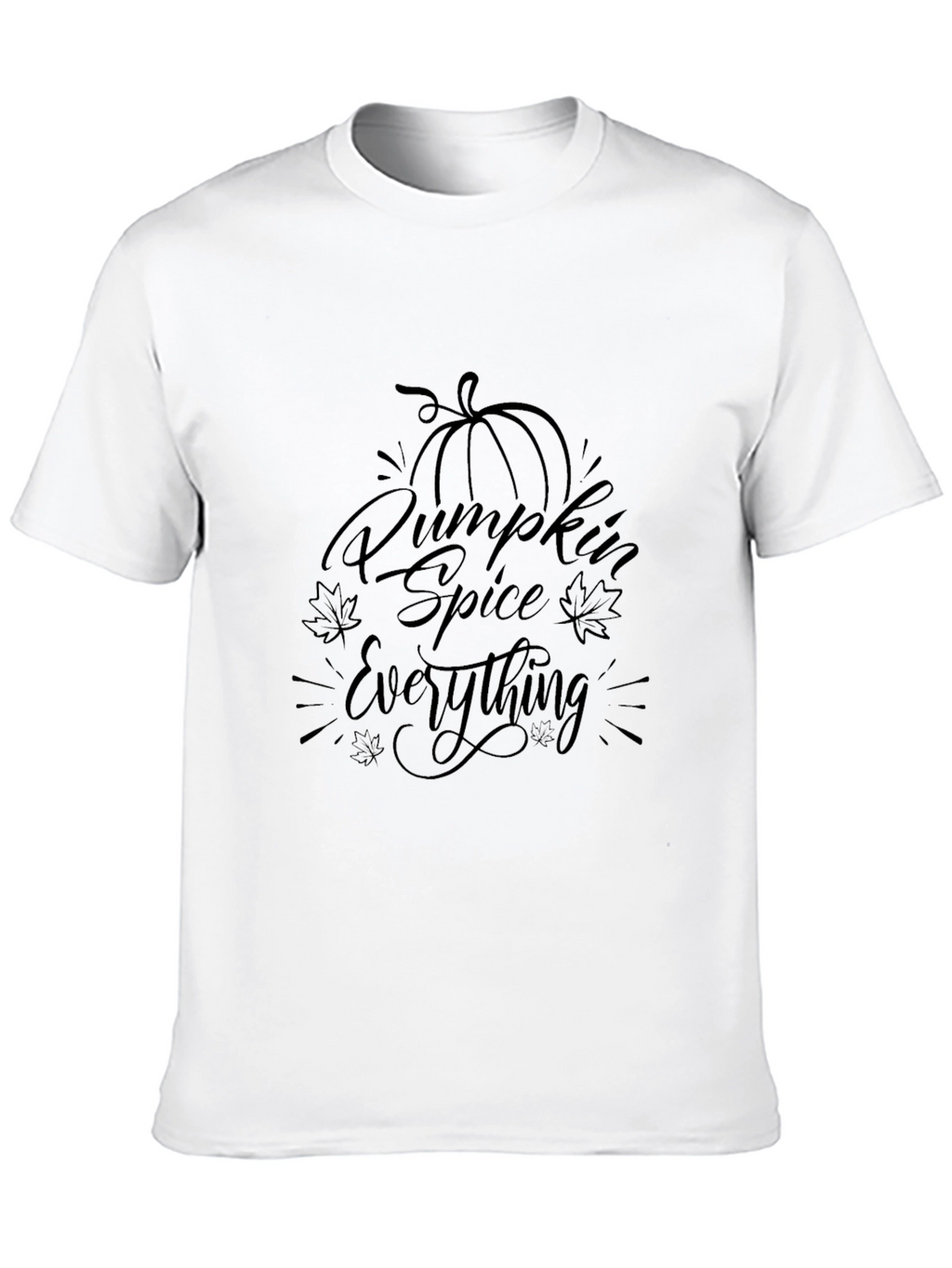 Pumpkin Spice Everything Black T-Shirt