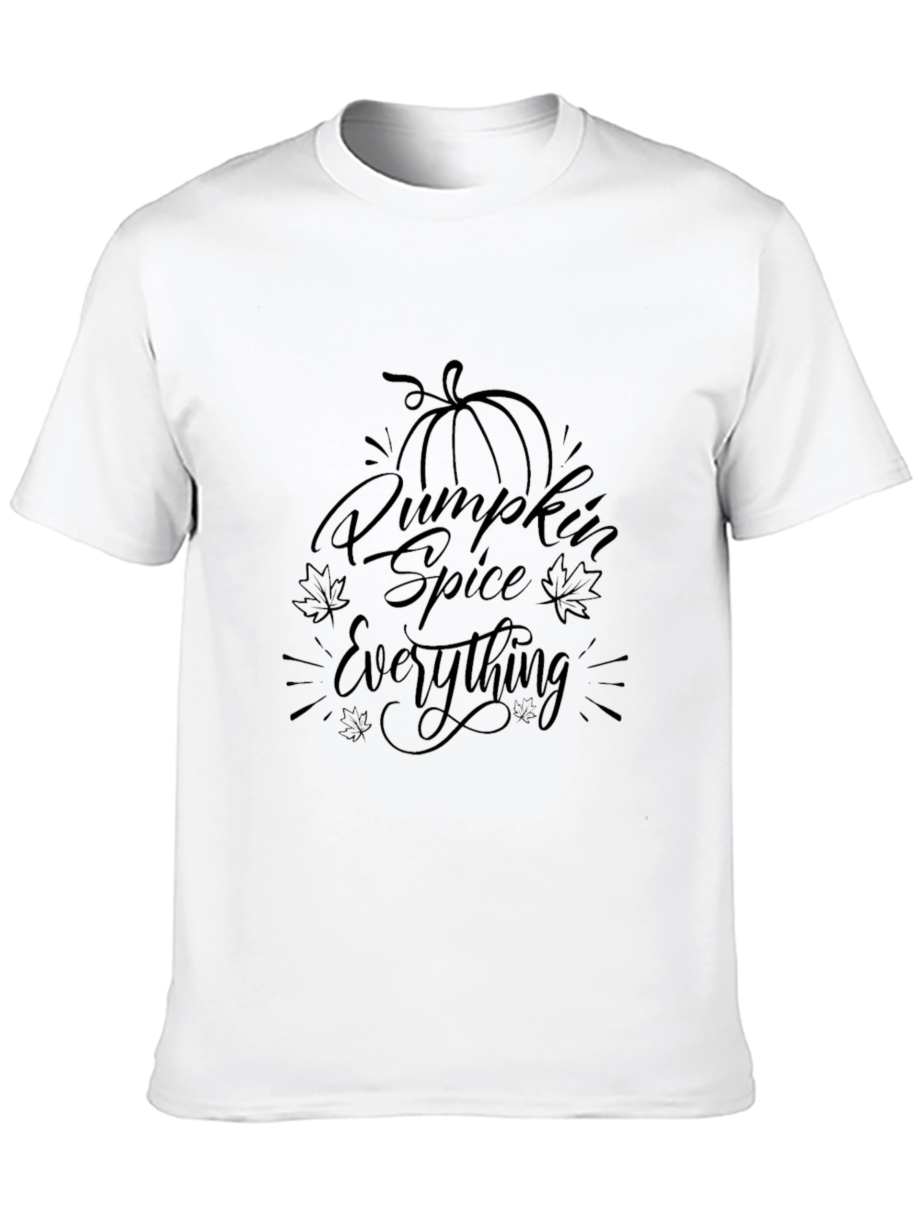 Pumpkin Spice Everything Black T-Shirt