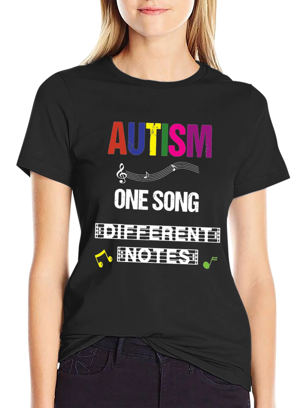 Autism Awareness T-Shirt: One Song Different Notes