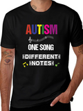 Autism Awareness T-Shirt: One Song Different Notes