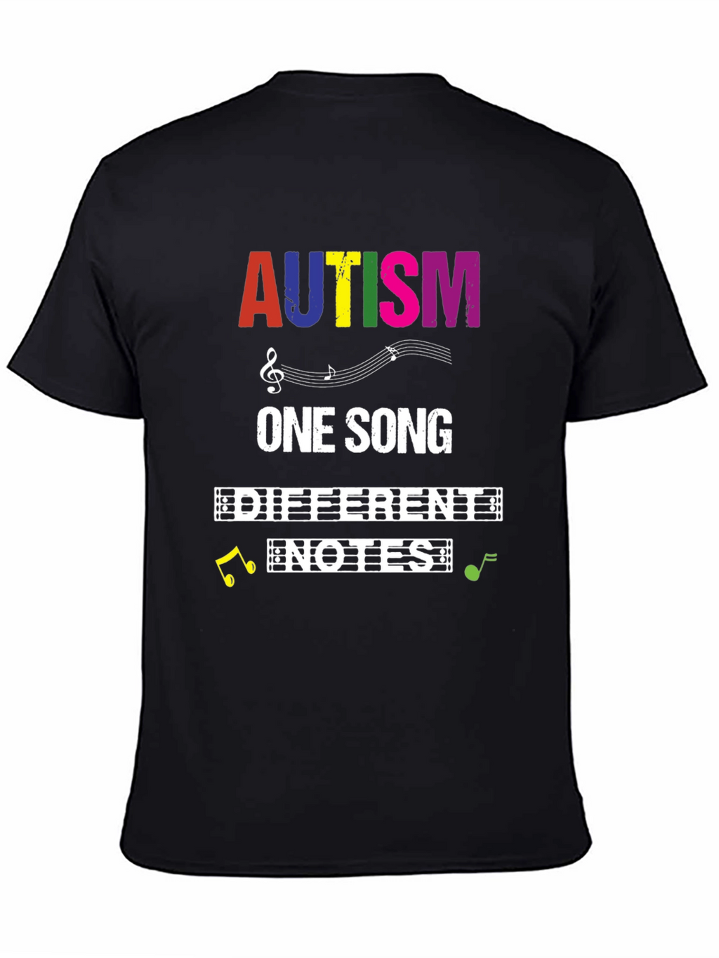 Autism Awareness T-Shirt: One Song Different Notes